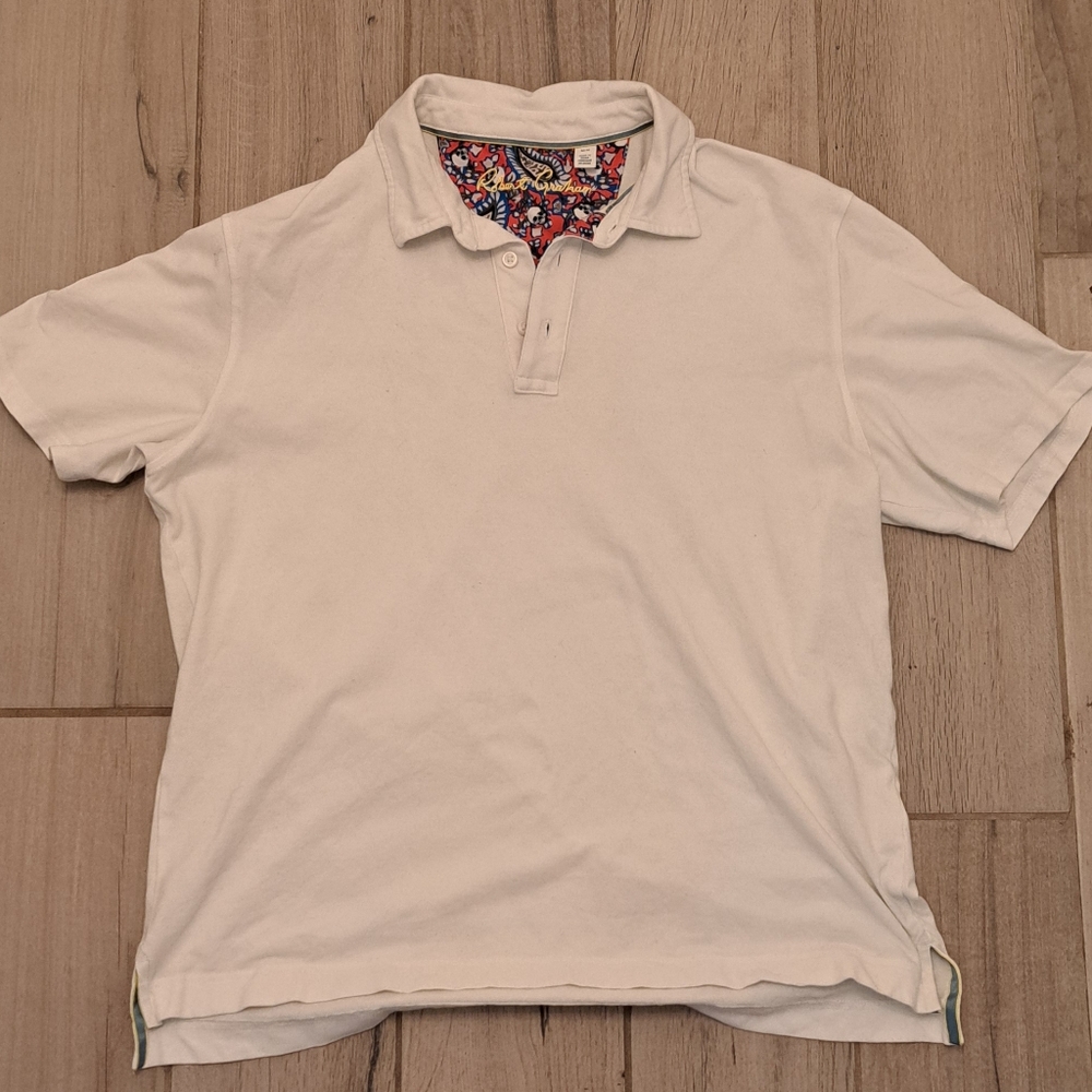 Robert Graham White Polo Shirt